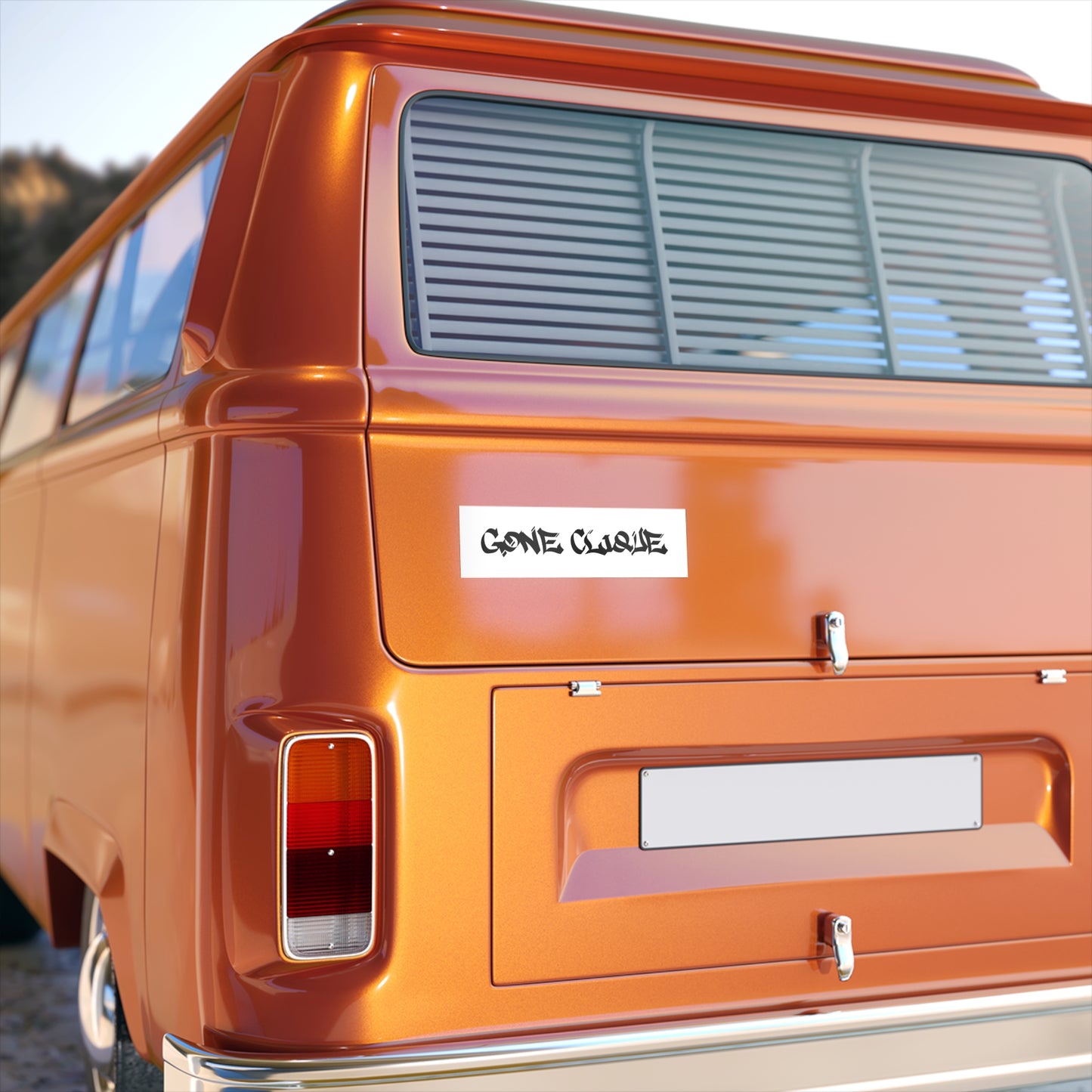Gone Clique Graffiti Slap Sticker