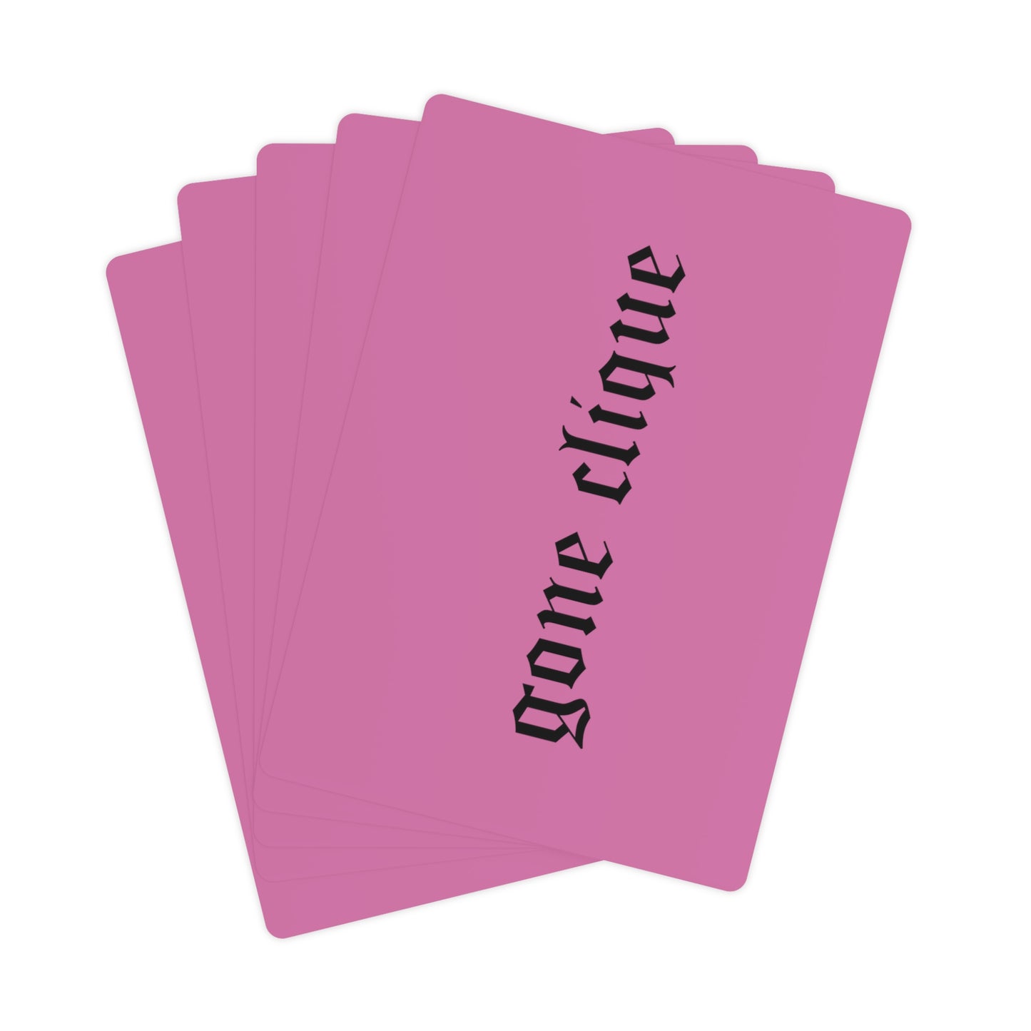 "What's gone is never forgotten" Poker Cards
