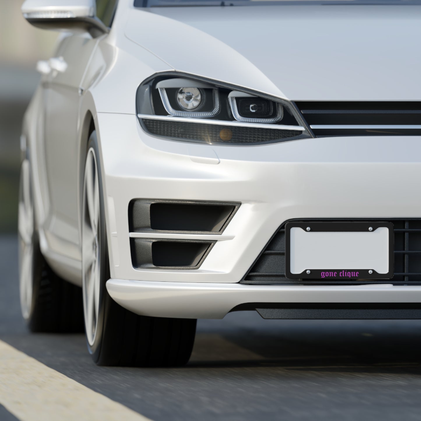 Gone Clique License Plate Frame