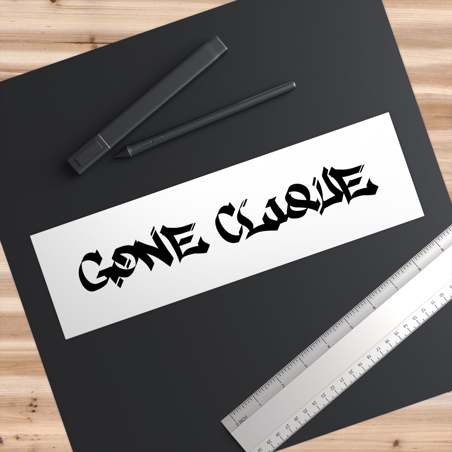 Gone Clique Graffiti Slap Sticker