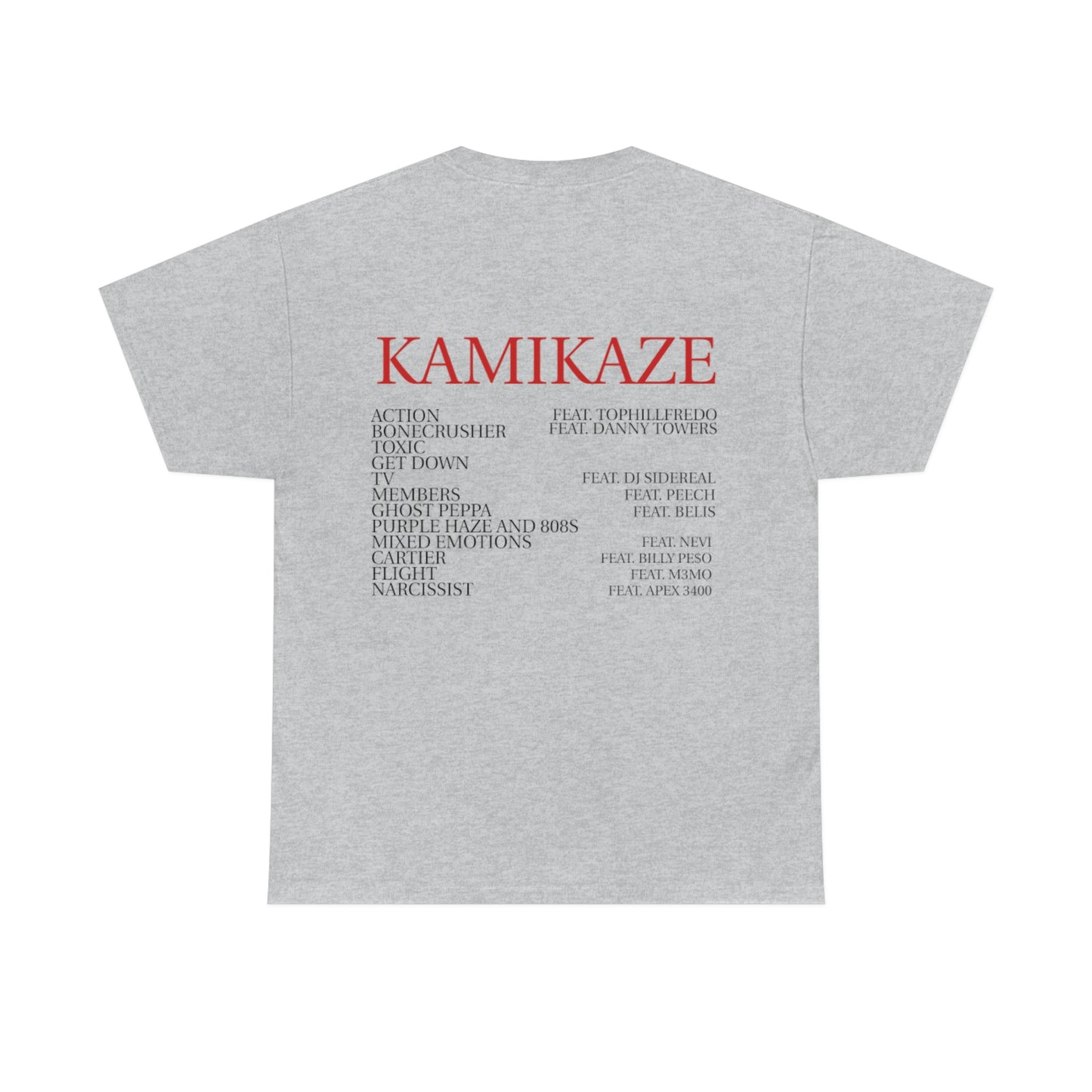 Kamikaze Clique "Tracklist" Tee