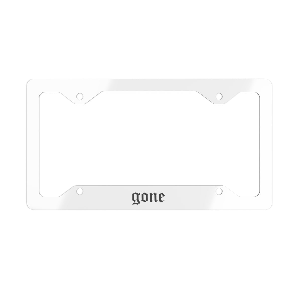 Metal License Plate Frame