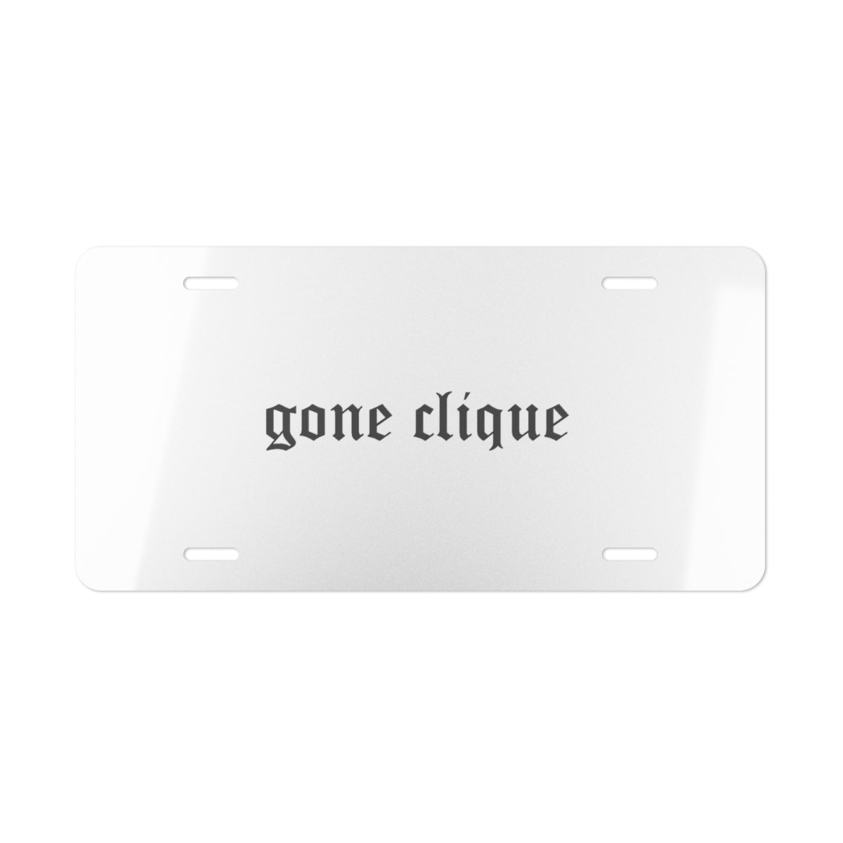 Vanity Plate