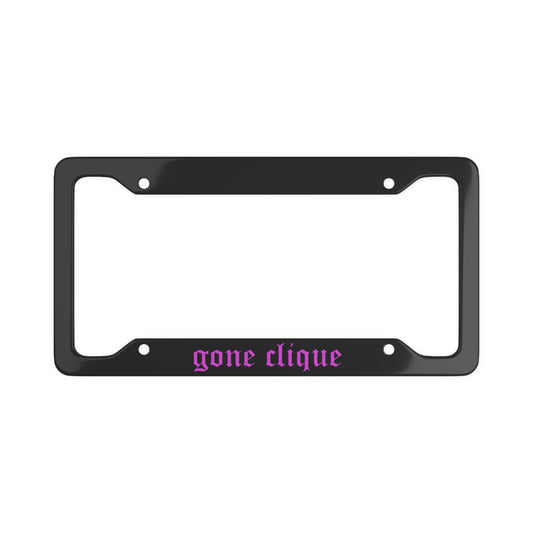 Gone Clique License Plate Frame