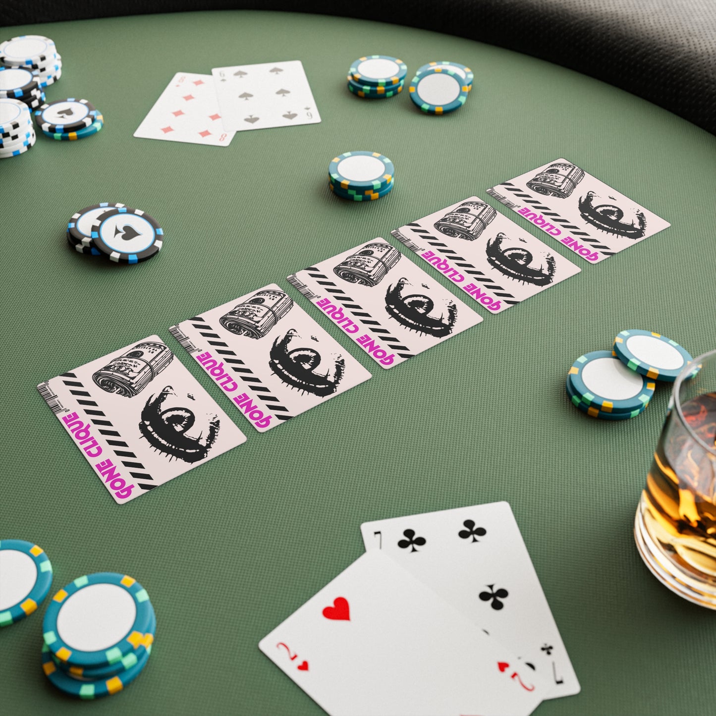 "Greed" Poker Cards